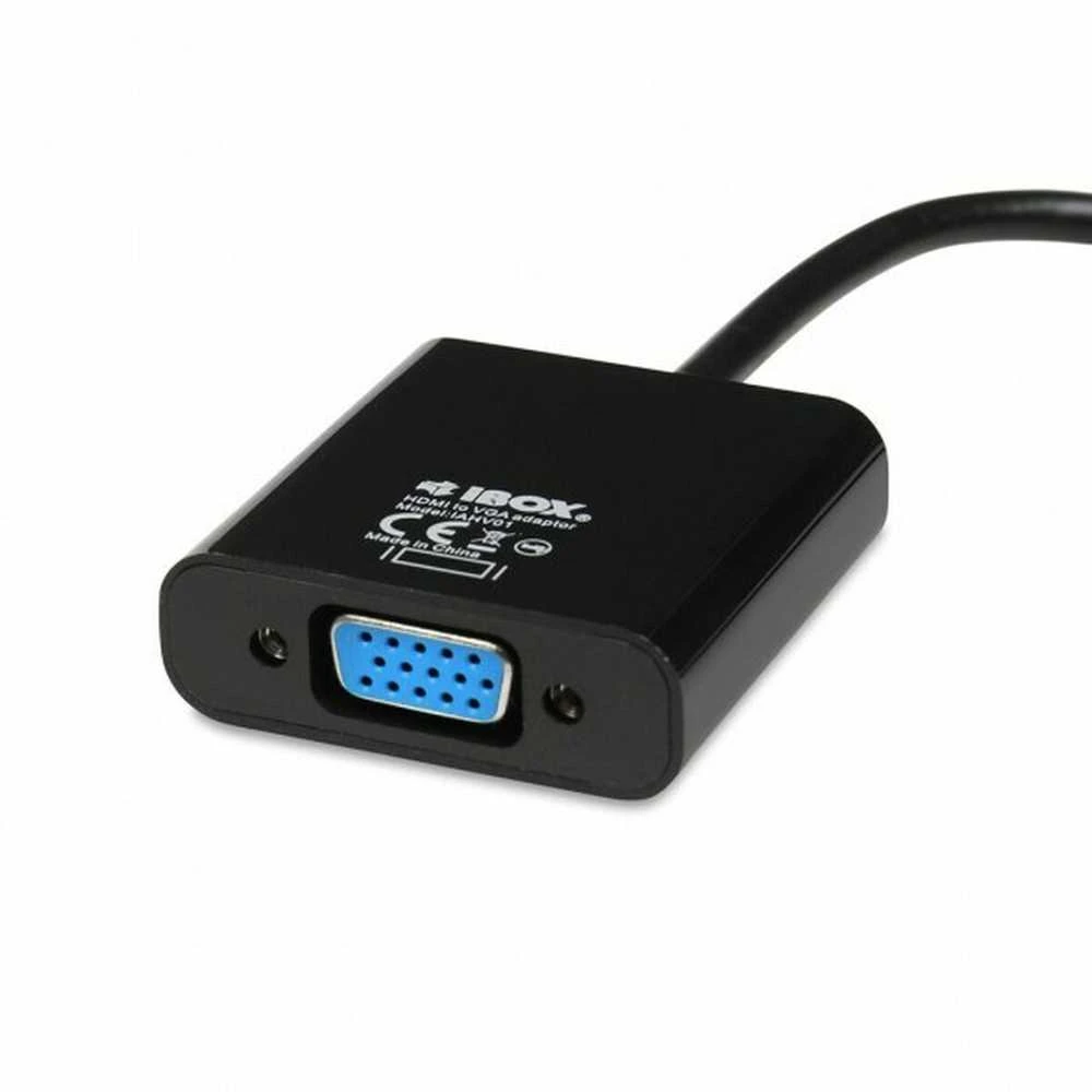 HDMI į VGA adapteris su mėlyna jungtimi