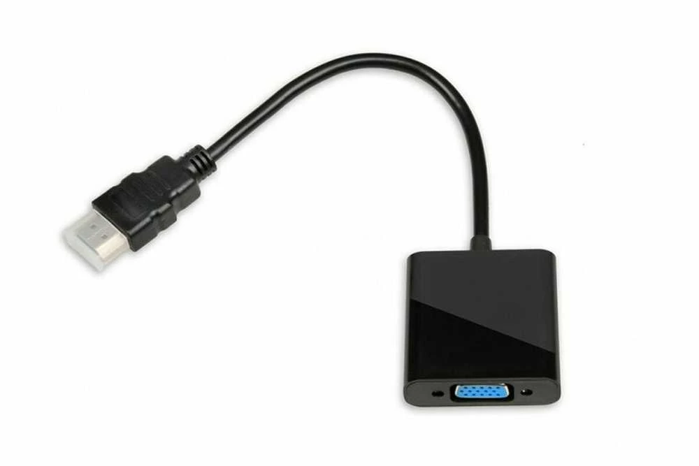 HDMI į VGA adapteris su lanksčiu laidu
