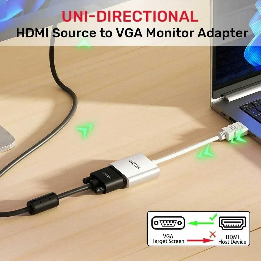HDMI Adapteris - UNITEK Full HD 60Hz Vyr./Mot. Baltas