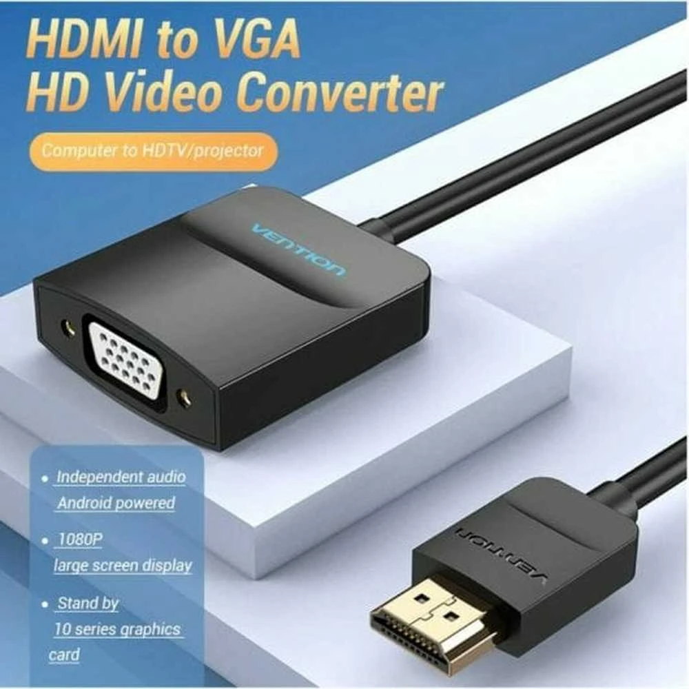 Vention Įvesties/išvesties keitiklis HDMI į VGA 0,15 m 42154,00