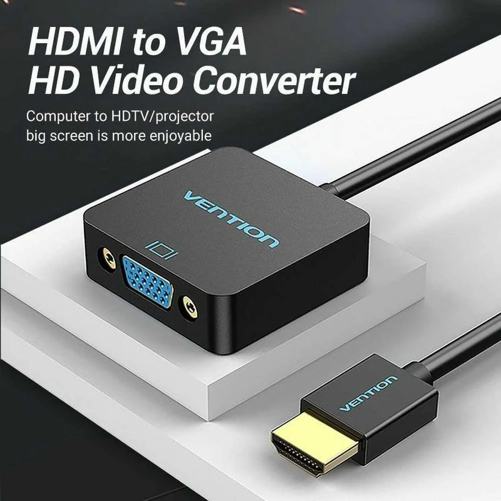 Vention HDMI į VGA keitiklis su jungtimis