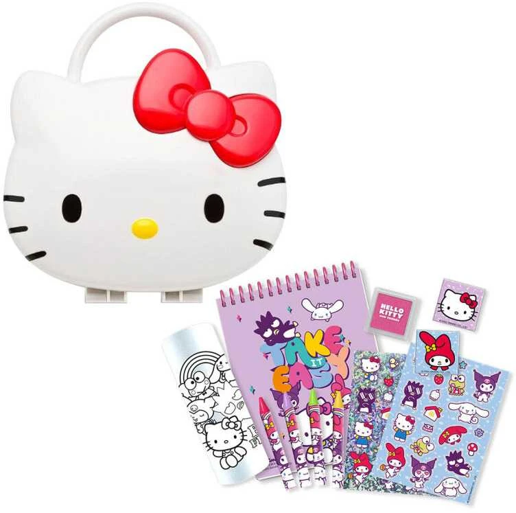 Kids Euroswan „Hello Kitty“ kūrybinis rinkinys lagamine