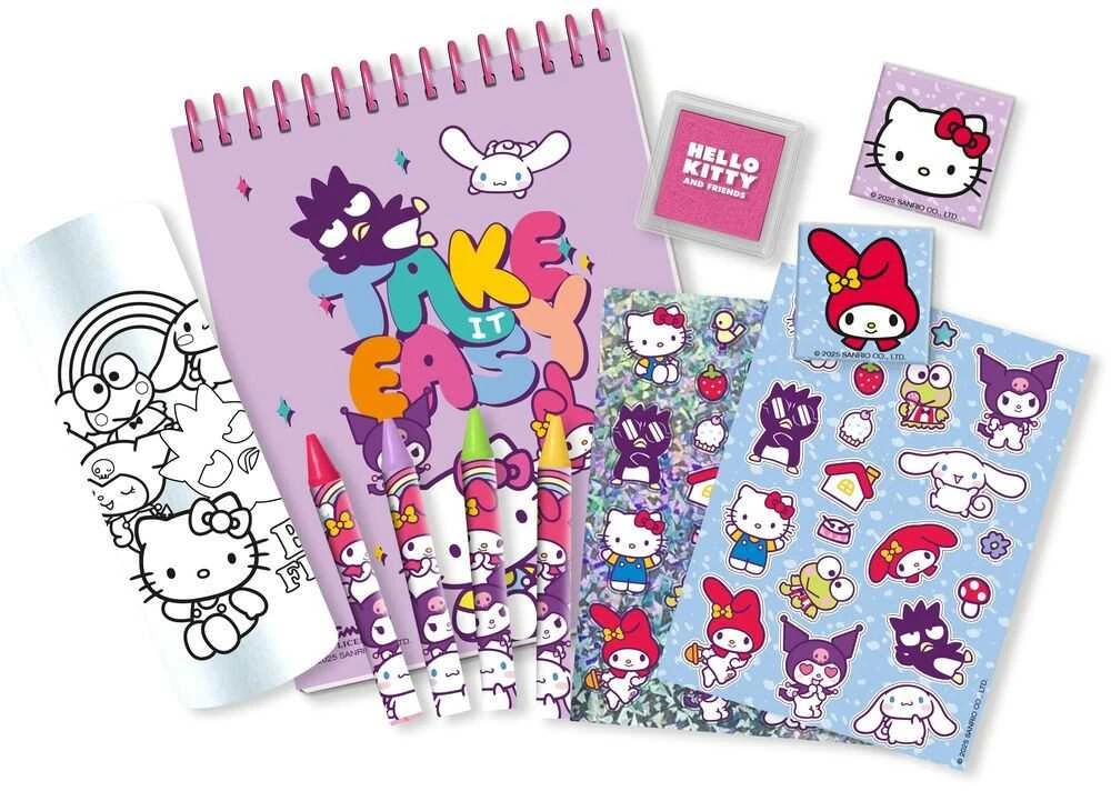 Kids Euroswan „Hello Kitty“ kūrybinis rinkinys lagamine