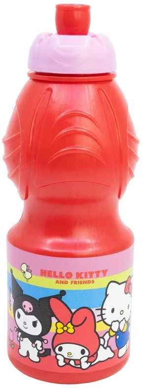 „Hello Kitty and Friends“ plastikinis sportinis buteliukas, 400 ml