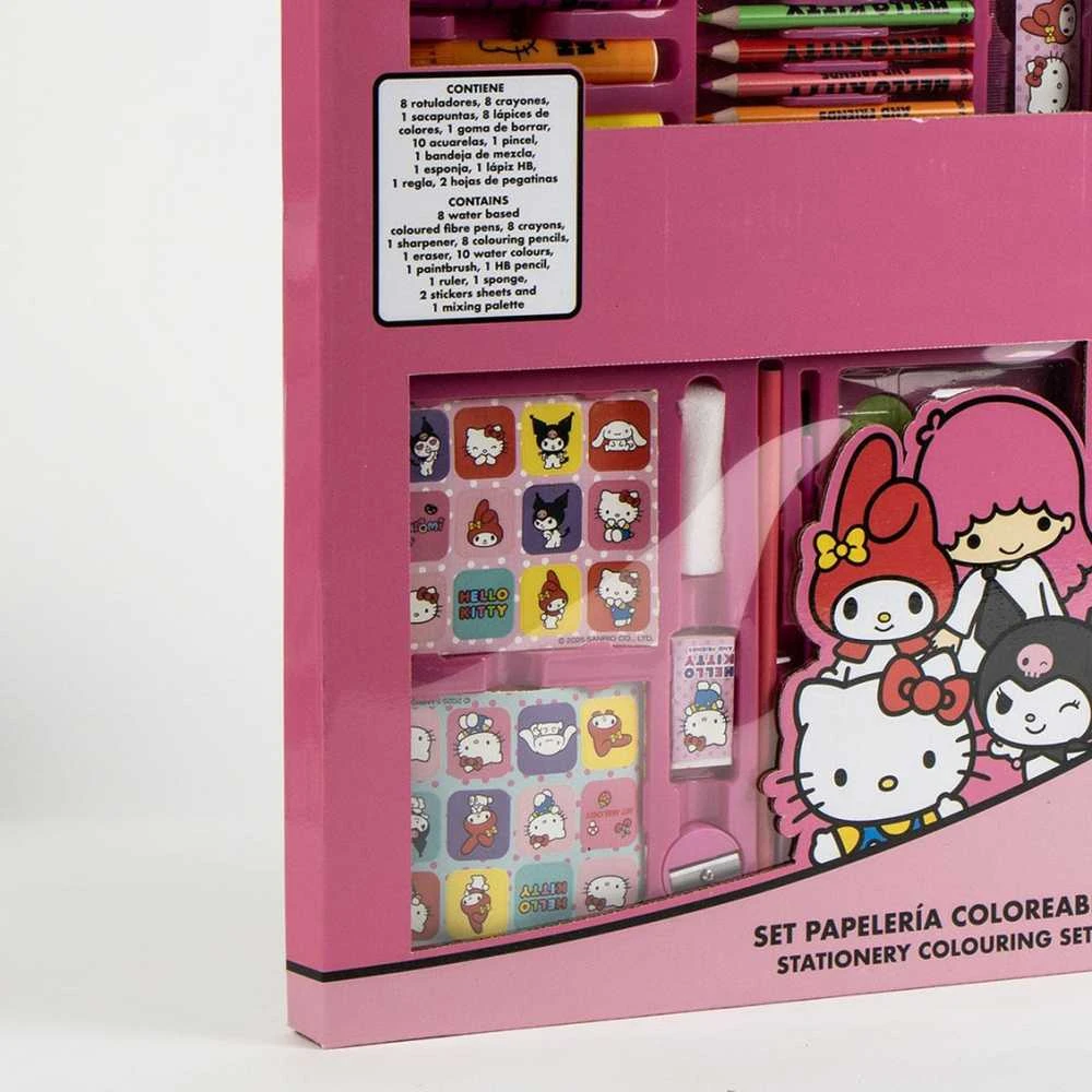 CERDÁ Hello Kitty colouring stationery set