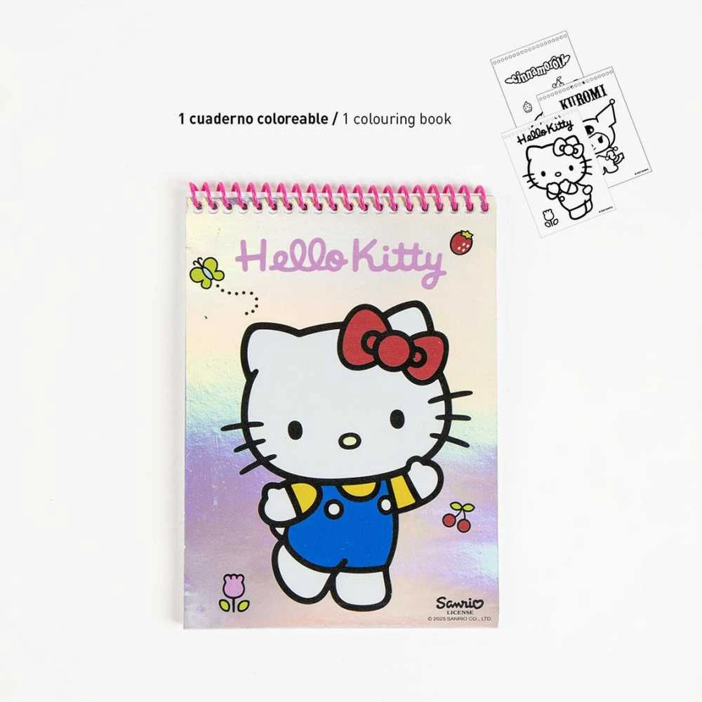 CERDÁ Hello Kitty colouring stationery set
