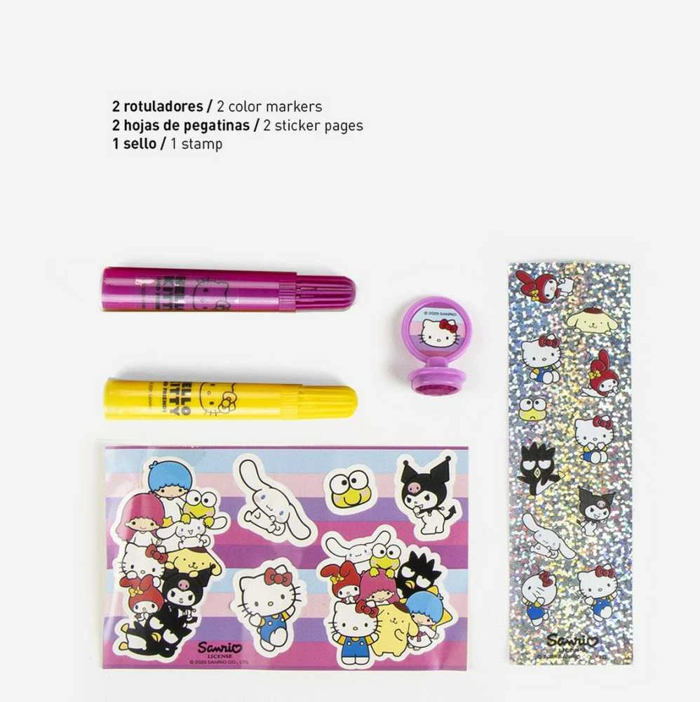 CERDÁ Hello Kitty colouring stationery set