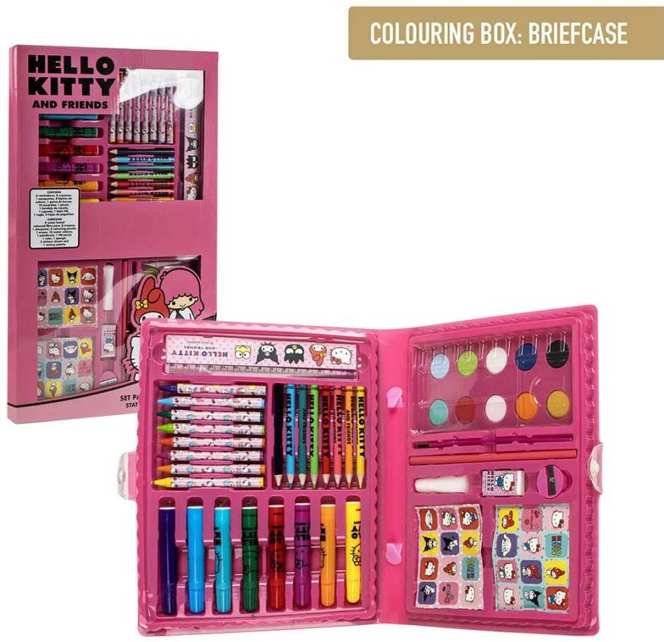 CERDÁ Hello Kitty colouring stationery set