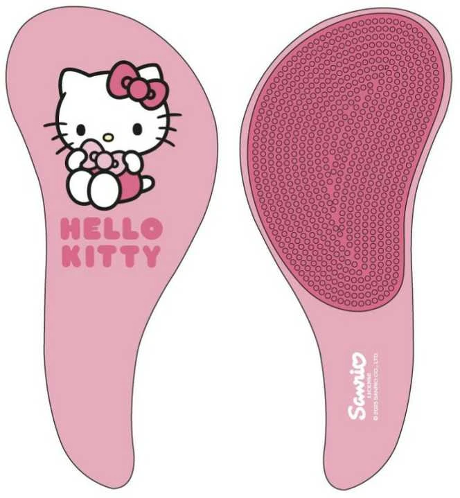 Hello Kitty kaspinėlių plaukų šepetys 20 cm