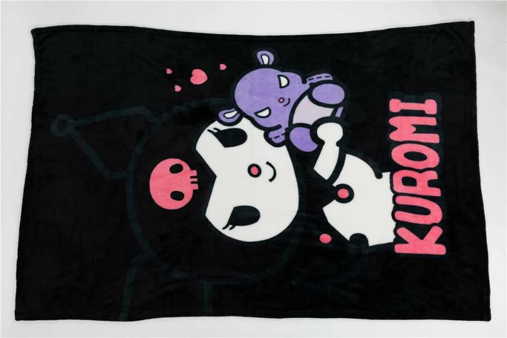 Sanrio Hello Kitty Kuromi Flannel blanket 110x150cm