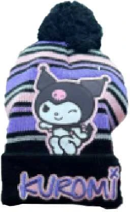 Hello Kitty Kuromi juoda vaikiška kepurė