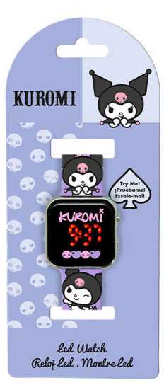 Hello Kitty Kuromi skaitmeninis LED laikrodis