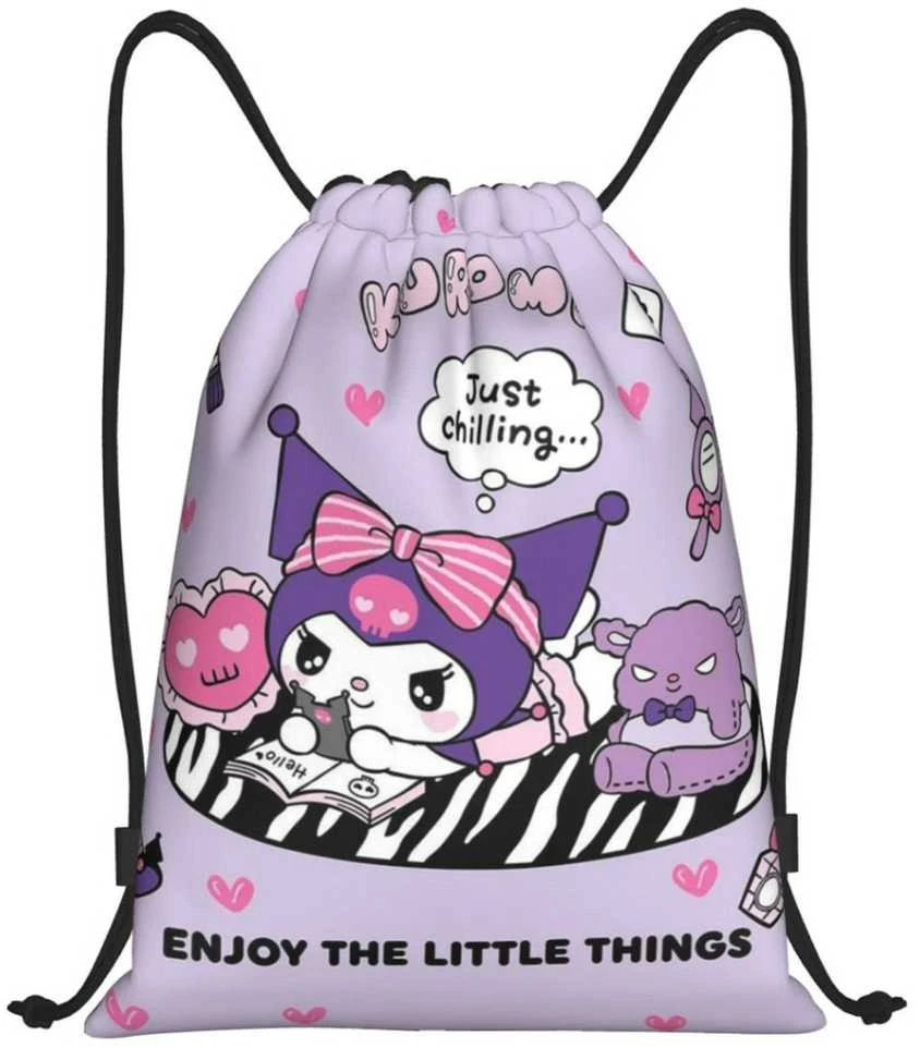 Hello Kitty Kuromi sportinis krepšys, 40 cm