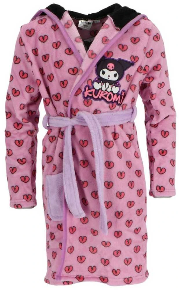 Hello Kitty Kuromi vaikiškas chalatas 3-4 metų / 98-104 cm