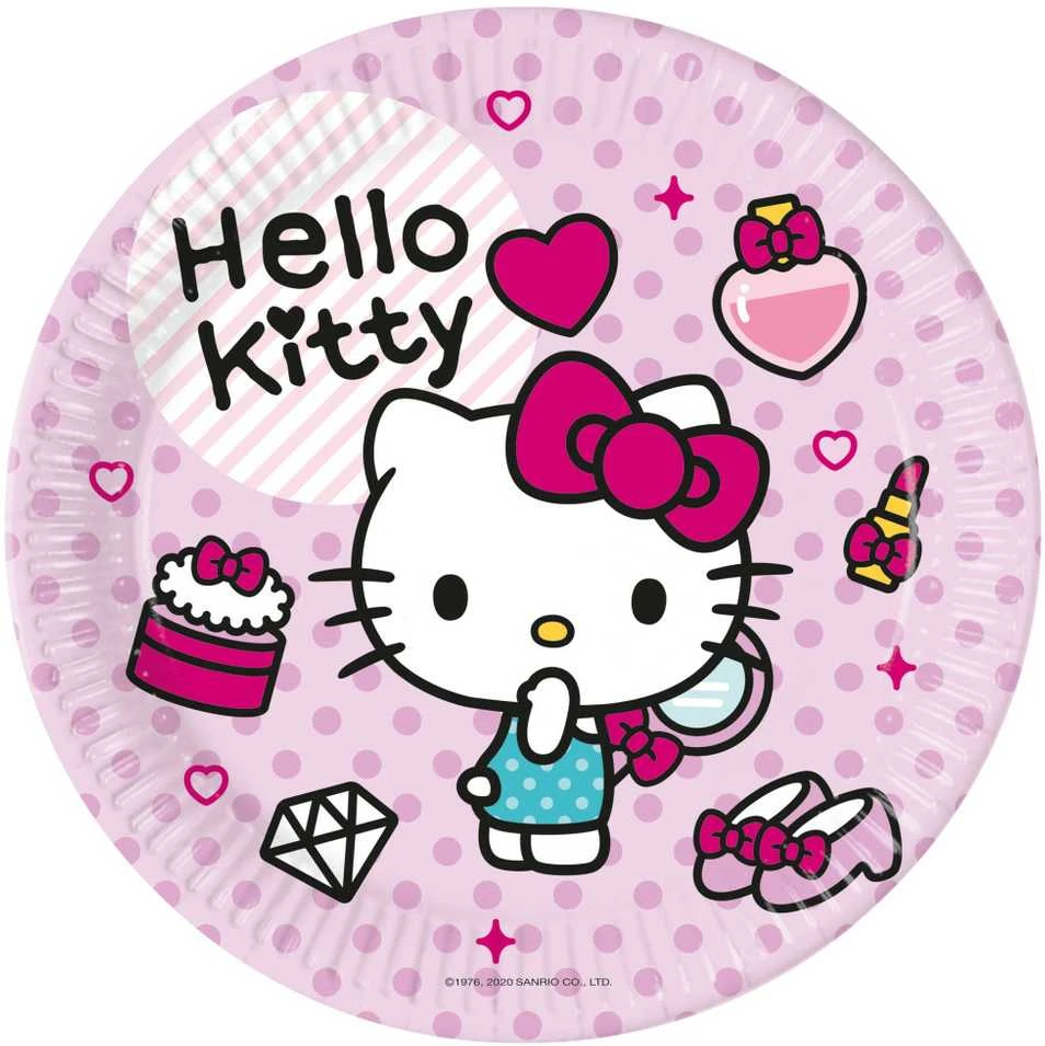 Globos Europe Bv Hello Kitty popierinės lėkštės