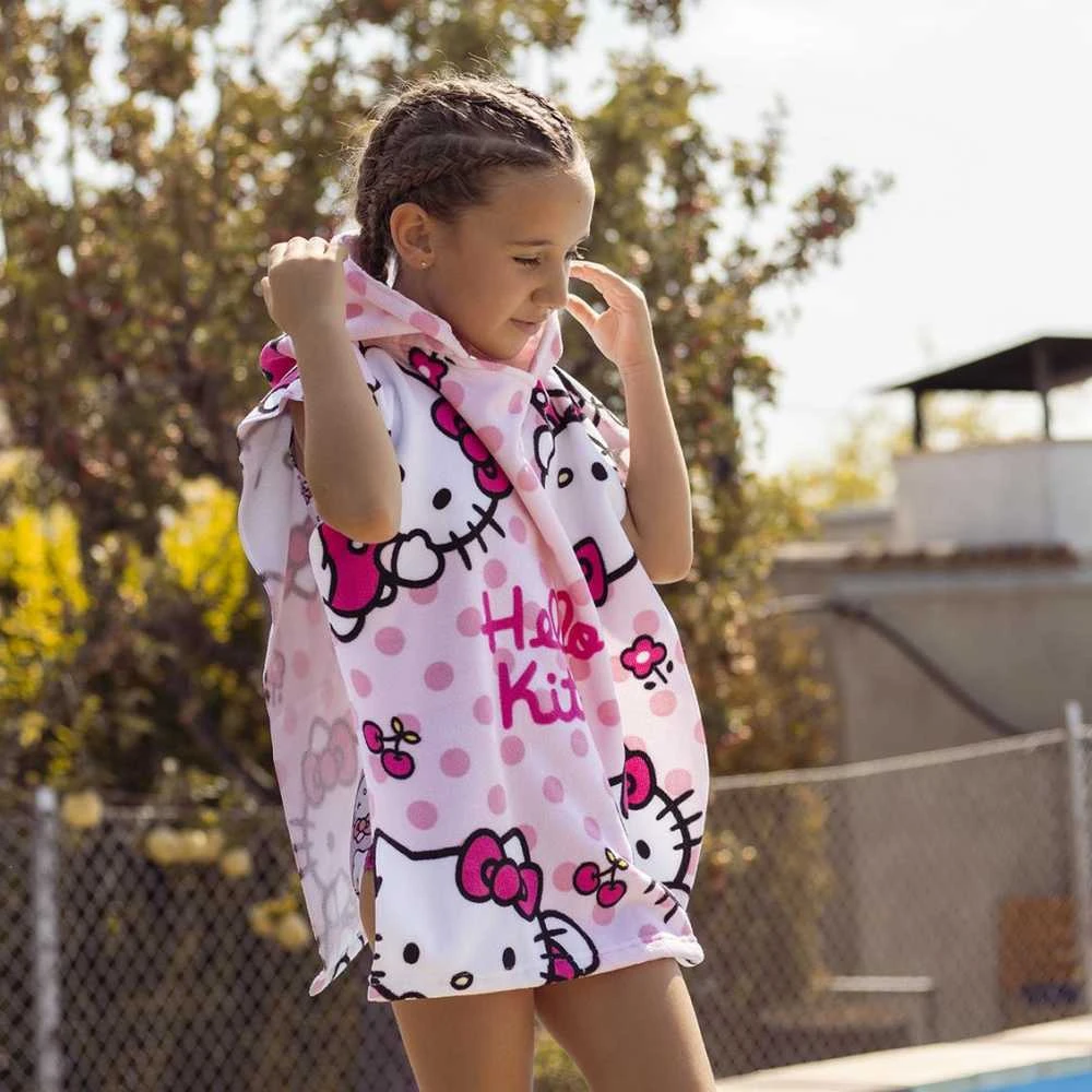 Rankšluostis CERDÁ Hello Kitty microfibre poncho beach towel