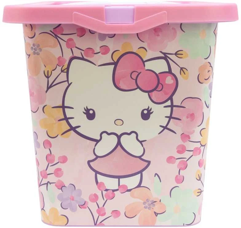Hello Kitty pastelinių spalvų plastikinė laikymo dėžutė 7 l
