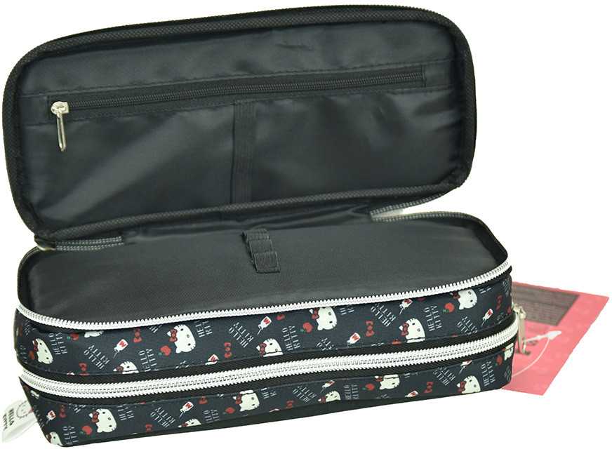Hello Kitty pieštukų dėklas su dviem skyriais, 26 cm