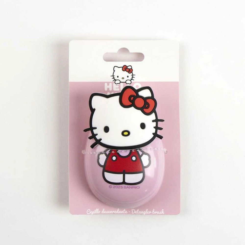 Hello Kitty plaukų šepetys 3D iššukavimo šepečiu 9 cm