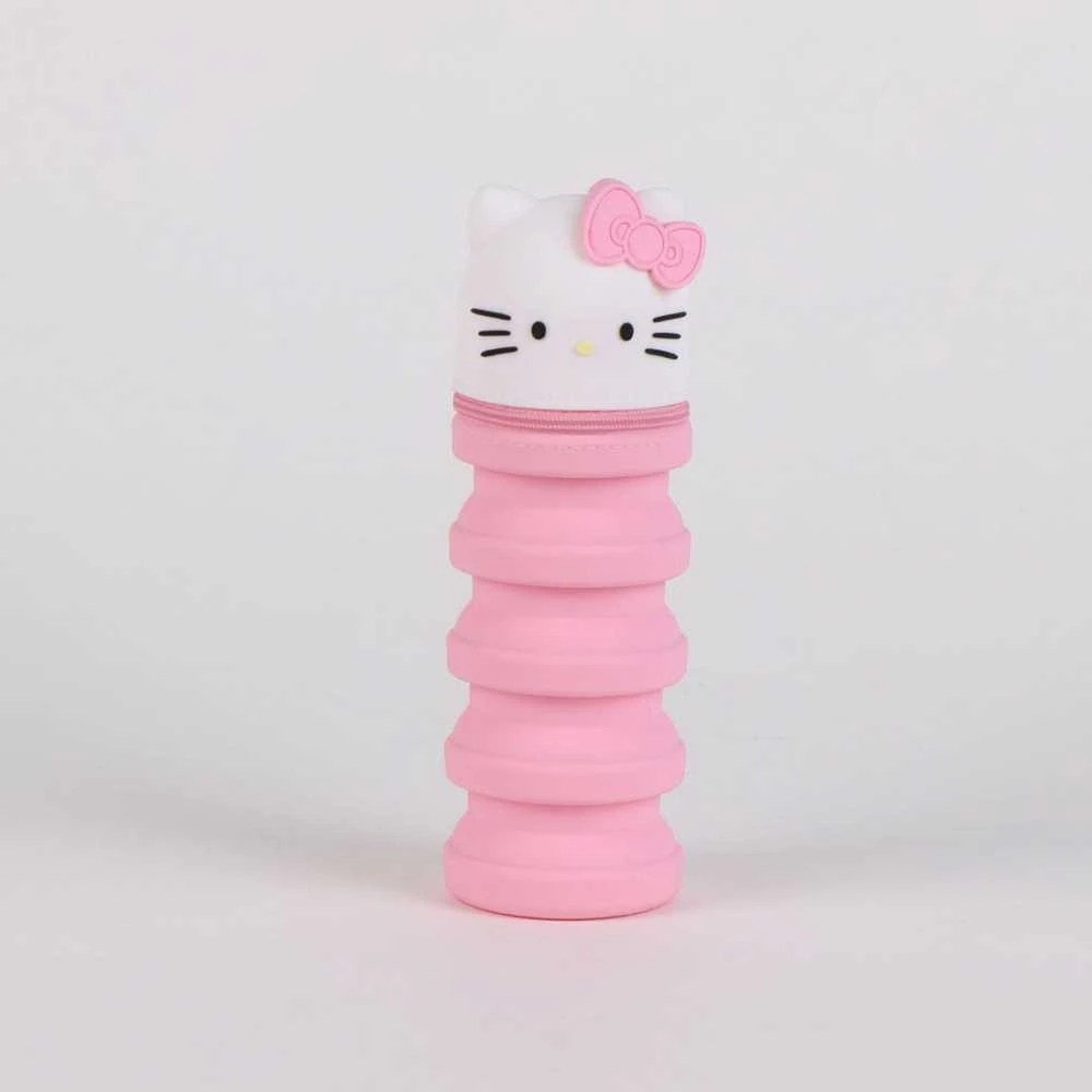 Hello Kitty rožinis 3D pieštukų dėklas 20 cm
