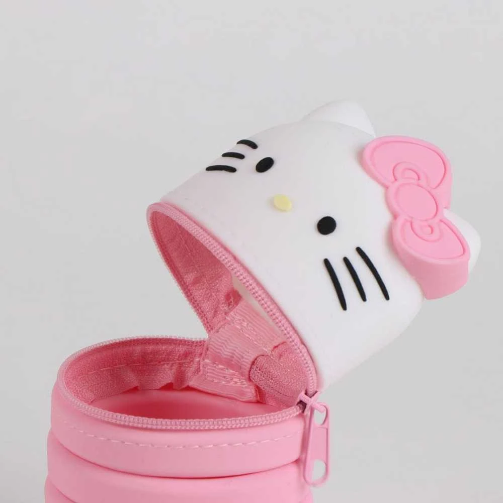 Hello Kitty rožinis 3D pieštukų dėklas 20 cm