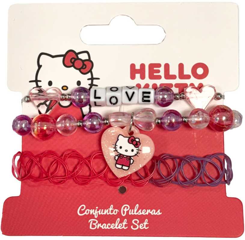 Apyrankė merginoms Hello Kitty Fuksija 3 Dalys