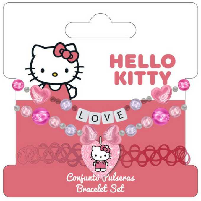 Apyrankė merginoms Hello Kitty Fuksija 3 Dalys