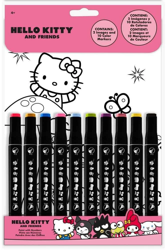 Kids Euroswan - Akcesoria licencyjne Vaikams Euroswan Ispanija *****Hello Kitty nupiešta skaičiais HK50188 91479