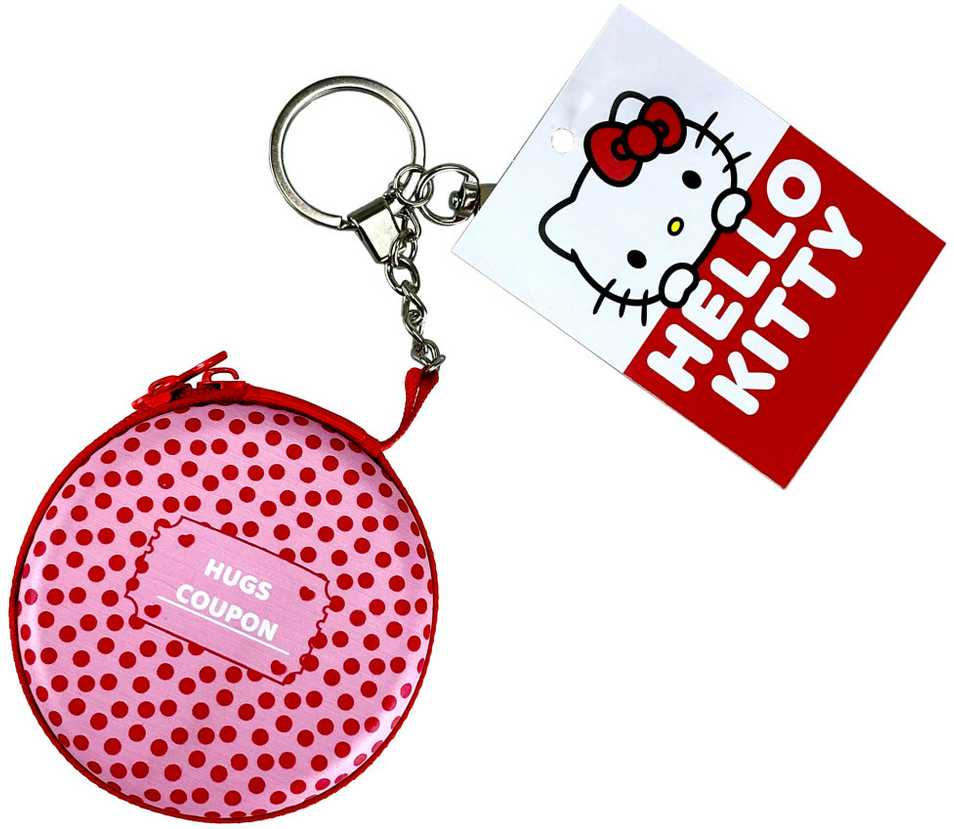 „Hello Kitty Sweetheart“ raktų pakabukas ir mini piniginė