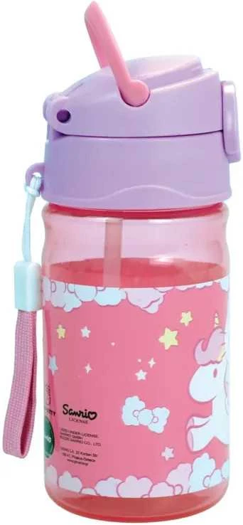 Hello Kitty vienaragio plastikinis butelis su kabliuku 350 ml