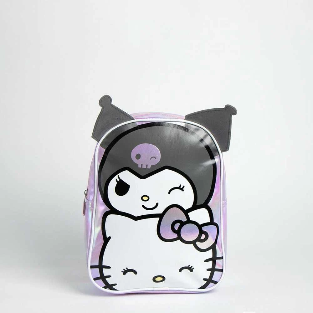 Hello Kitty Kuromi holografinė kuprinė, 32 cm