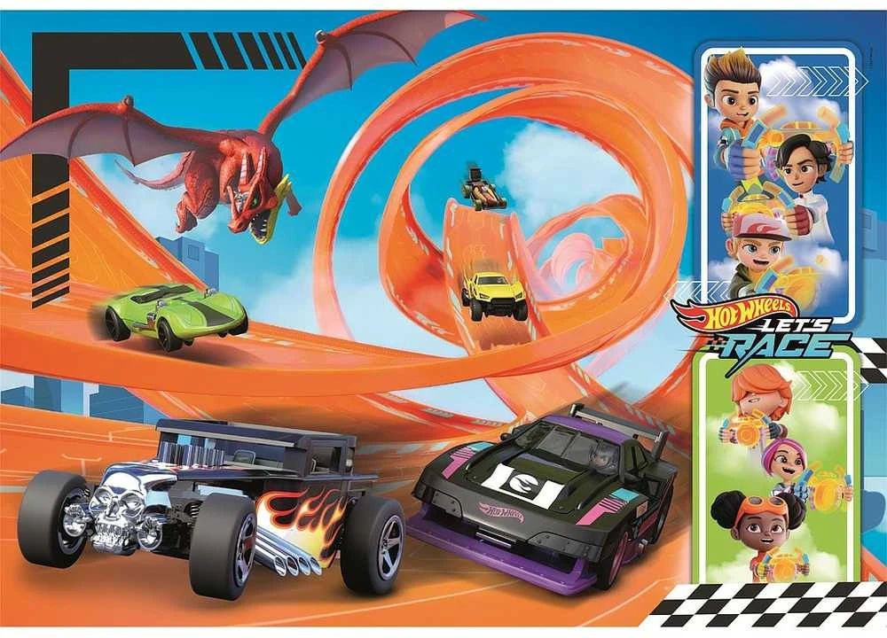 Clementoni Dėlionė 104 vnt. - Hot Wheels