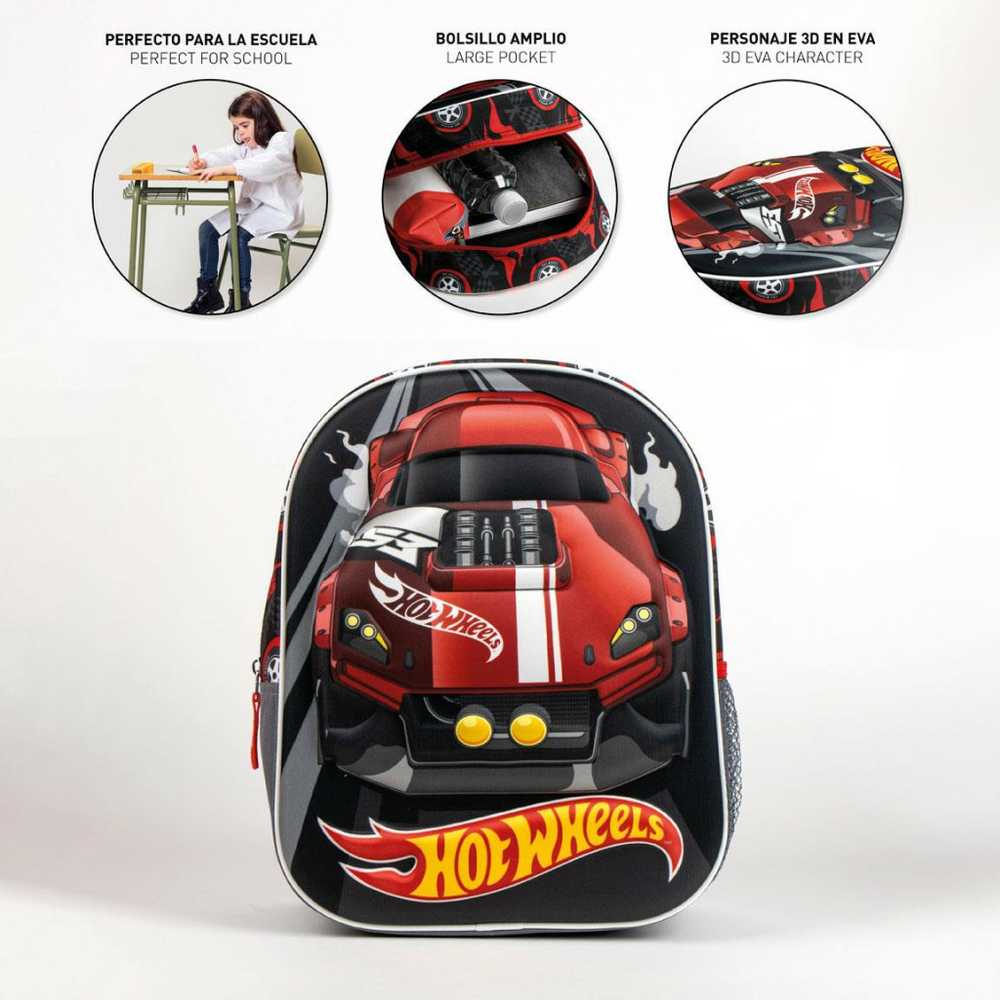 Hot Wheels Turbo 3D kuprinė, 31 cm