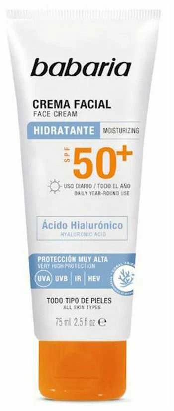 Babaria Sol Facial Hialuronico, 75 ml