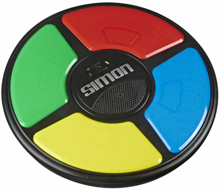 Hasbro Simon Classique – Elektroninis atminties stalo žaidimas – prancūziška versija