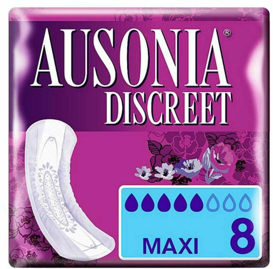 "Ausonia Discreet" higieniniai paketai "Maxi Urinary Incontinence" 8 vienetai