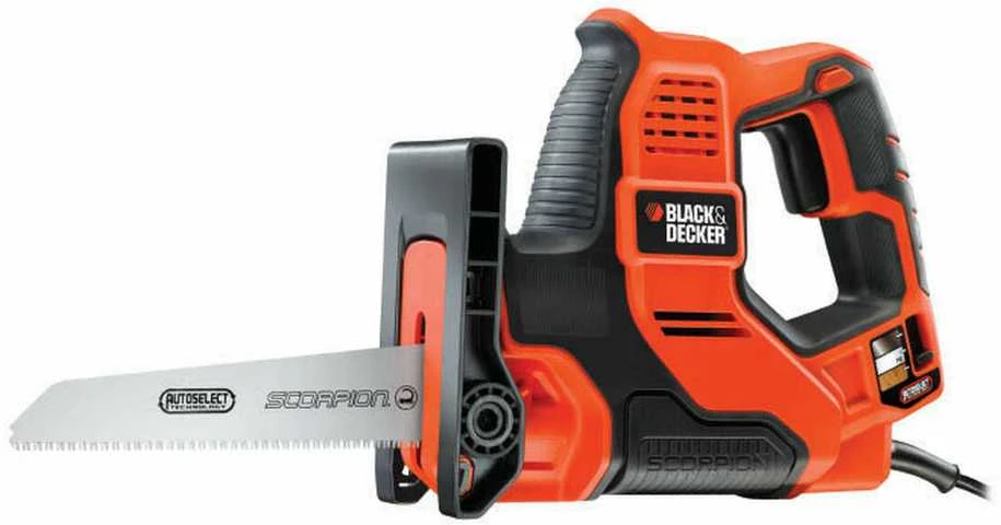 Black & Decker Juodas+DECKER tiesinis pjūklas 500W /RS890K