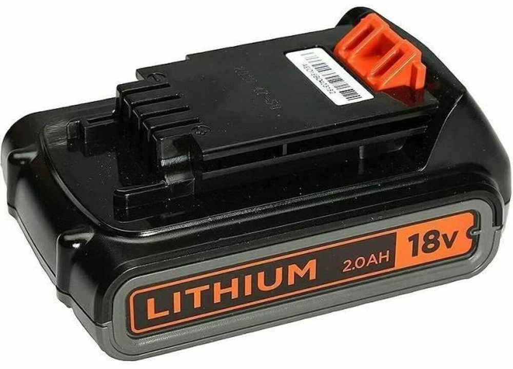 Black & Decker Juodas & Decker Akumuliatorius 18V 2,0 Ah Li-ion, Juodas & Decker