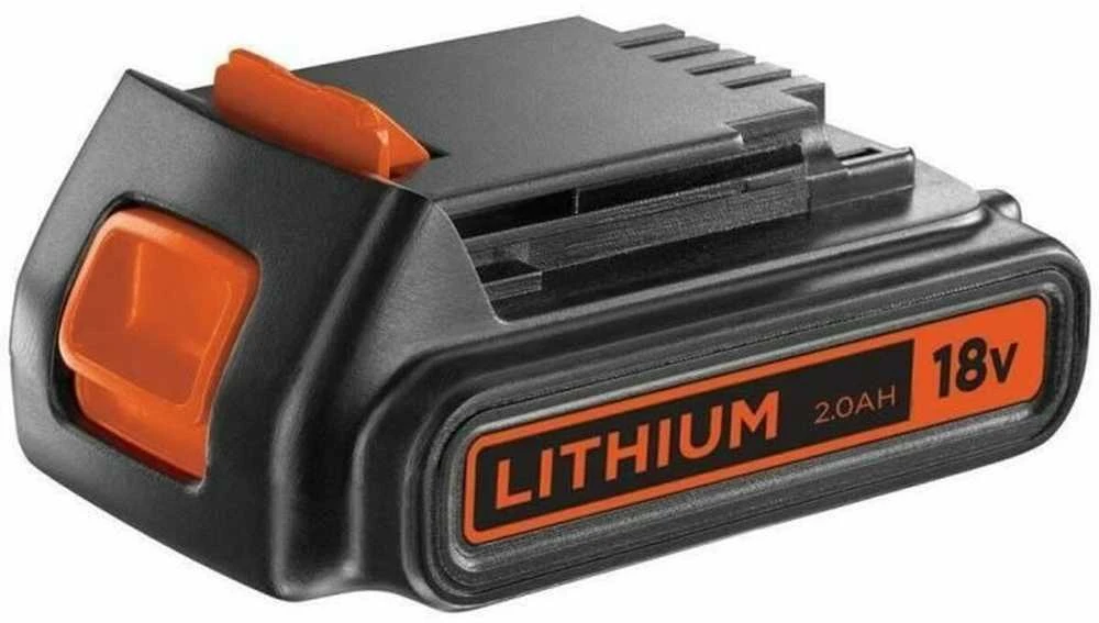 Black & Decker Juodas & Decker Akumuliatorius 18V 2,0 Ah Li-ion, Juodas & Decker