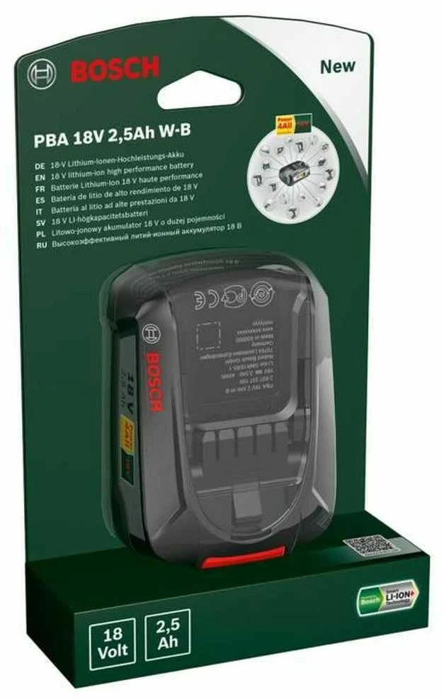 Akumuliatorius Bosch 18 V 2,5 Ah Li