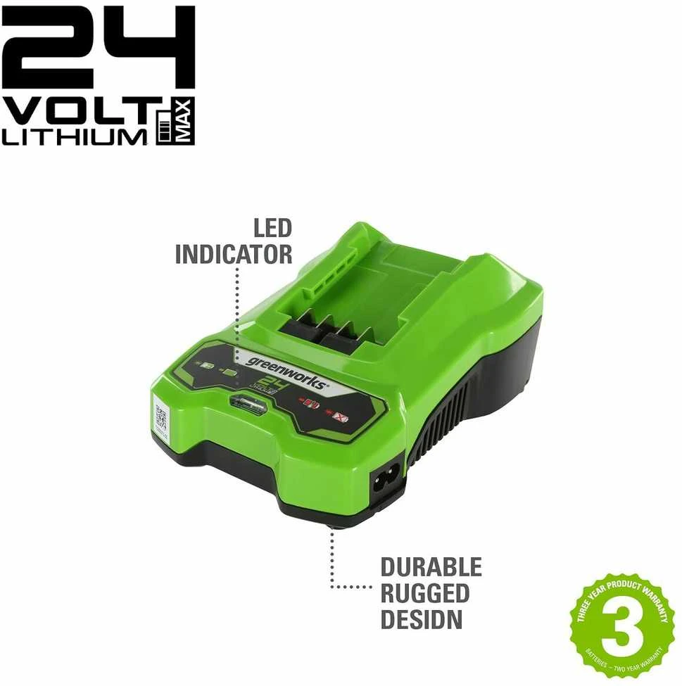 Greenworks G24C 24V 2Ah greitasis kroviklis