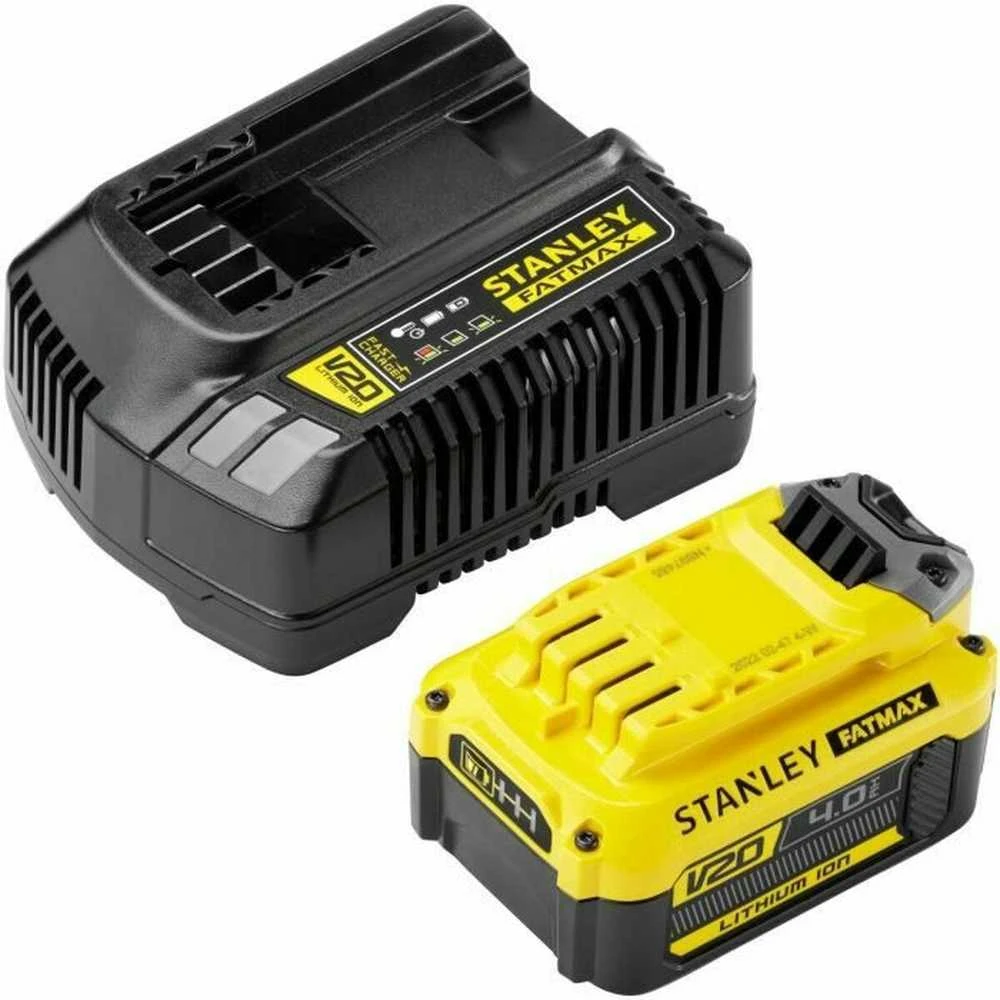 Stanley Fatmax V20 akumuliatoriaus 18V 4,0Ah ir kroviklio rinkinys SFMCB14M1