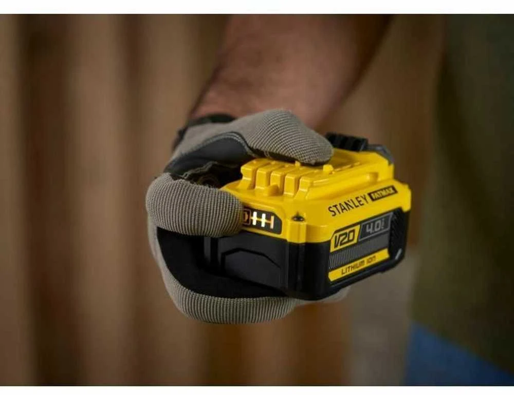Stanley Fatmax V20 akumuliatoriaus 18V 4,0Ah ir kroviklio rinkinys SFMCB14M1