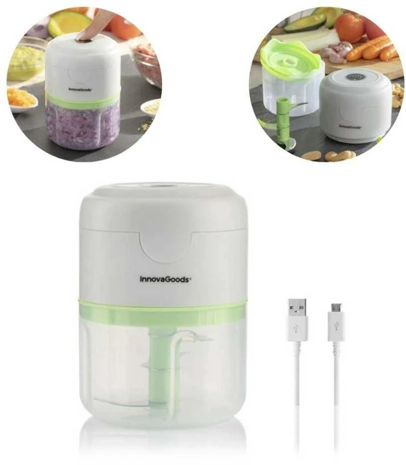 Smulkintuvas InnovaGoods nešiojamas ir belaidis mini Smulkintuvas-Chopper Echoppie