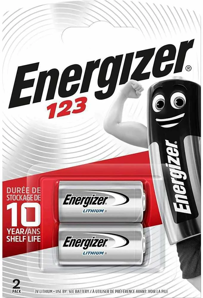 CR123 2BL ENERGIZER BAT.