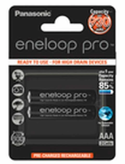 <p>1x2 Panasonic Eneloop Pro Micro 930mAh AAA Ni-MH BK-4HCDE/2BE baterijos</p>