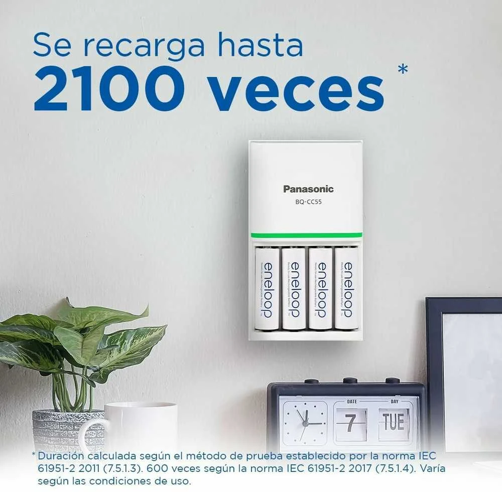 „Panasonic“ | Įkraunamos baterijos | ENELOOP BK-4MCDE/2BE | AAA | 800 mAh | 2 vnt.
