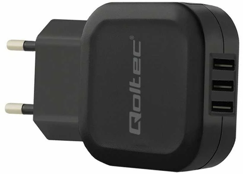 QOLTEC 50191 kintamosios srovės adapteris 17W 5V 3.4A 3xUSB