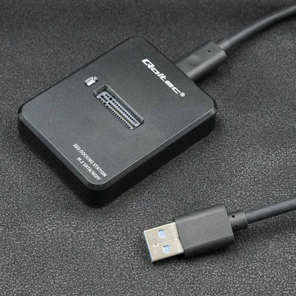 QOLTEC 50314 prijungimo stotelė SSD M.2 SATA NGFF USB 3.1