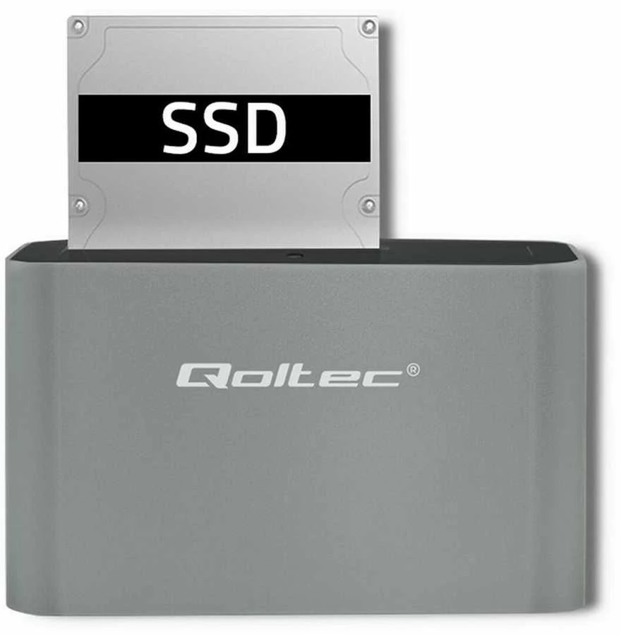 QOLTEC 50315 HDD / SSD prijungimo stotis 2,5 colio / 3,5 colio SATA USB 3.0